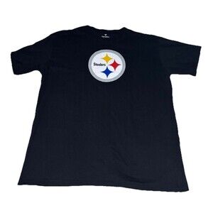 Pittsburgh‎ Steelers NFL Logo T Shirt Fanatics 2XB Black Big Tall Football Tee